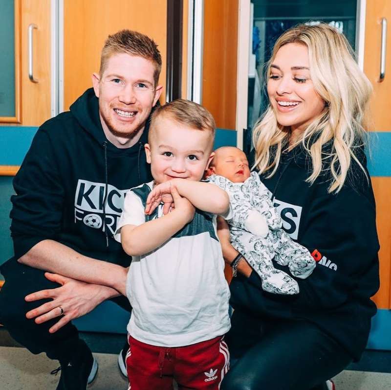 Kevin De Bruyne with Michèle Lacroix